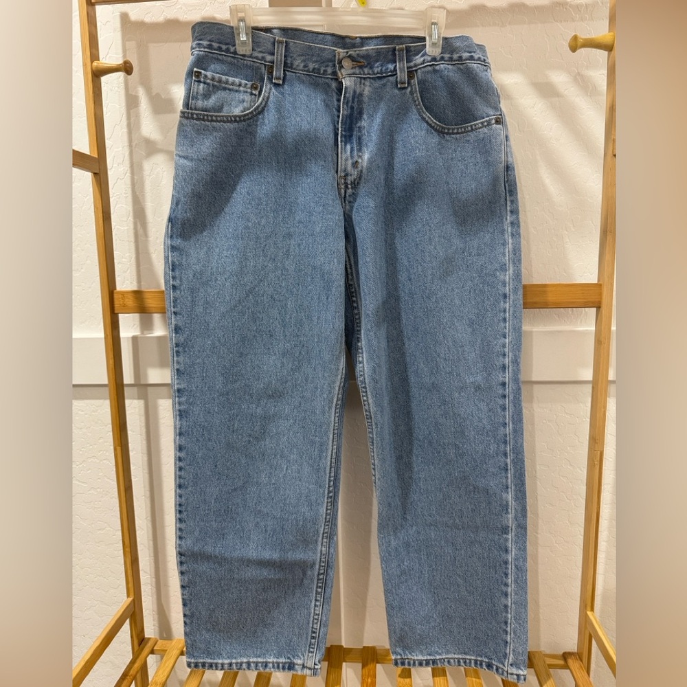 Classic Blue Relaxed/Baggy Fit Men's Jeans